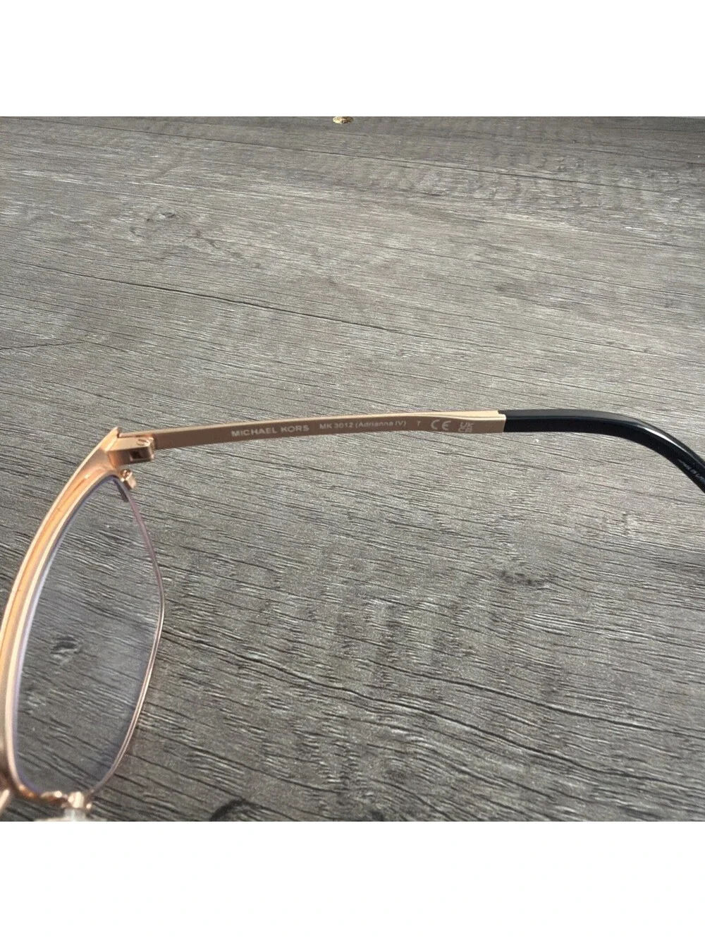 Michael KORS Eyeglasses MK3012 Adrianna IV 1113 Black Gold FRAMES ONLY 49-17-135